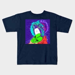 Japanese girl in mask Kids T-Shirt